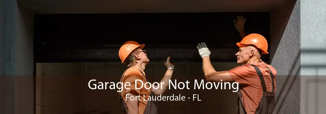 Garage Door Not Moving Fort Lauderdale - FL