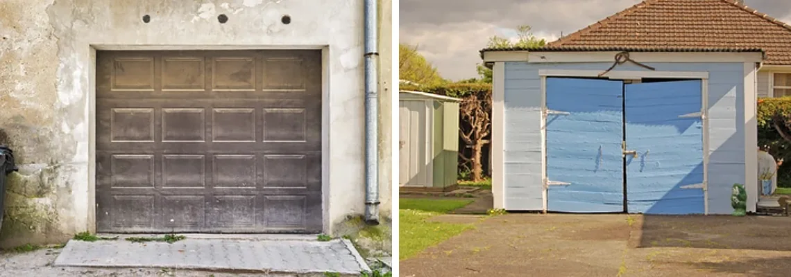 Rotten Steel Garage Door Repair in Fort Lauderdale, Florida