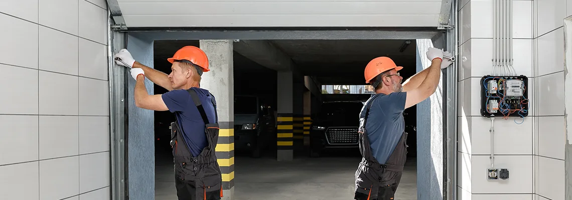 Wooden Garage Door Frame Repair in Fort Lauderdale, Florida